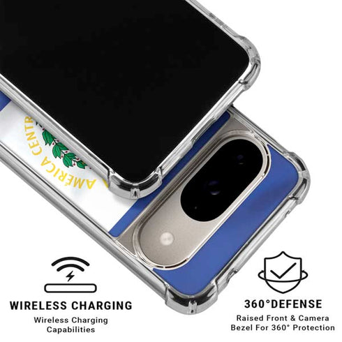 El Salvador Flag Google Pixel 10 Clear Case